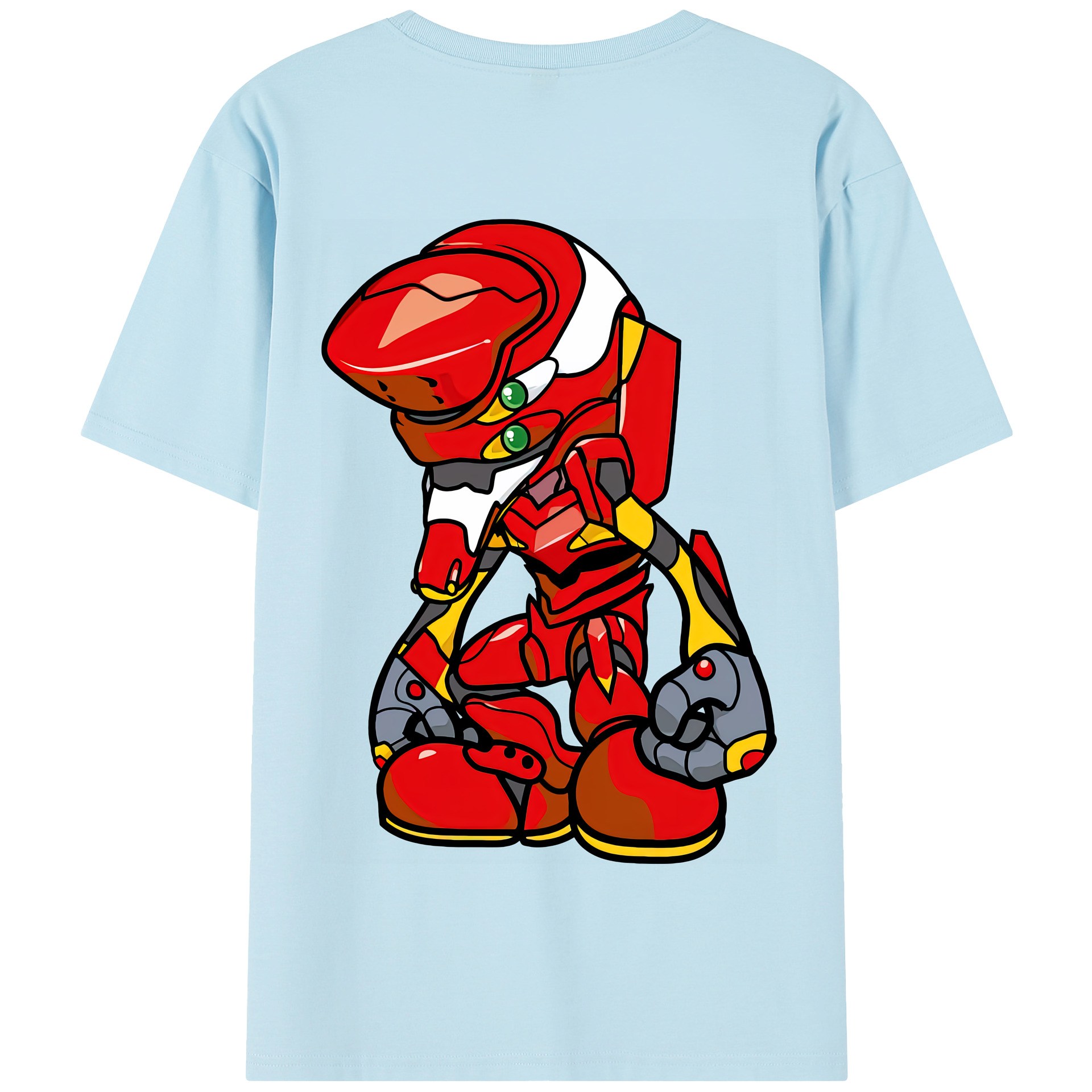 （画像用） EVA 新世紀エヴァンゲリオン 綿100％半袖Tシャツ（背面プリント）